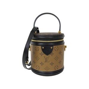 Louis Vuitton Cannes Monogram Reverse Canvas Brown Black shoulder padlocks